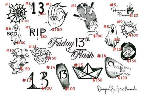 Oct 13, 2017 Source Shutterstock Tattoo parlors have been celebrating Friday the 13th with special deals and discounts on Friday the 13th tattoos for the last few years. . Friday the 13th tattoo deals indianapolis